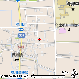 滋賀県高島市今津町弘川543周辺の地図