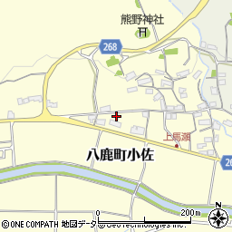 兵庫県養父市八鹿町小佐306周辺の地図