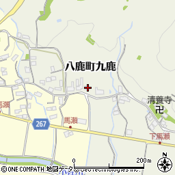 兵庫県養父市八鹿町九鹿1347周辺の地図