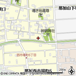 岐阜県各務原市那加西市場町5丁目205周辺の地図