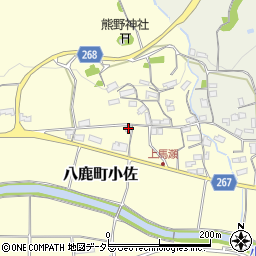 兵庫県養父市八鹿町小佐310周辺の地図