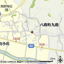 兵庫県養父市八鹿町九鹿1481周辺の地図