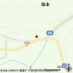 鳥取県東伯郡三朝町坂本1039周辺の地図
