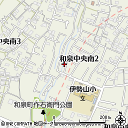 和泉町公園周辺の地図