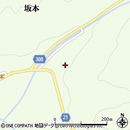 鳥取県東伯郡三朝町坂本1511周辺の地図