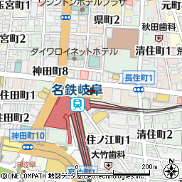 岐阜ロフト周辺の地図