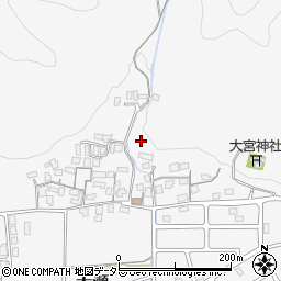 鳥取県東伯郡三朝町大瀬周辺の地図