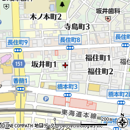 岐阜ヤクルト　販売株式会社　岐阜中央センター周辺の地図