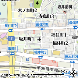 ヤクルト化粧品岐阜中央エステサロン周辺の地図