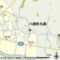 兵庫県養父市八鹿町九鹿1450周辺の地図