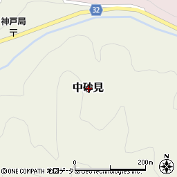鳥取県鳥取市中砂見周辺の地図