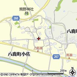 兵庫県養父市八鹿町小佐238周辺の地図