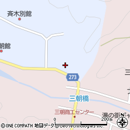 株式会社新藤　ぷちショップ三朝温泉周辺の地図