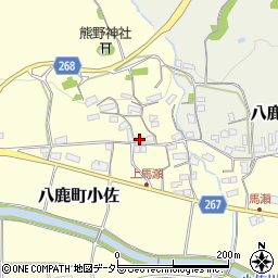 兵庫県養父市八鹿町小佐239周辺の地図