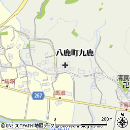 兵庫県養父市八鹿町九鹿1446周辺の地図