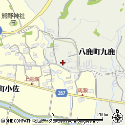 兵庫県養父市八鹿町九鹿1484周辺の地図