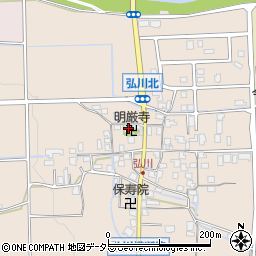 滋賀県高島市今津町弘川417周辺の地図