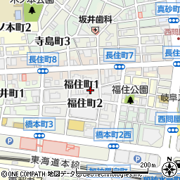 なまずや分店周辺の地図