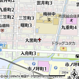 寺田ガーデン通所介護大黒町デイサービスセンター周辺の地図
