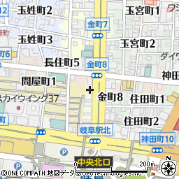 飛島建設株式会社　岐阜営業所周辺の地図
