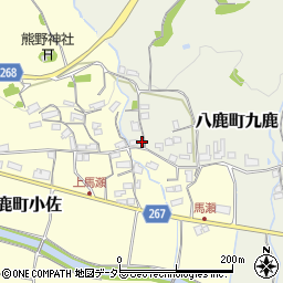兵庫県養父市八鹿町九鹿1503周辺の地図