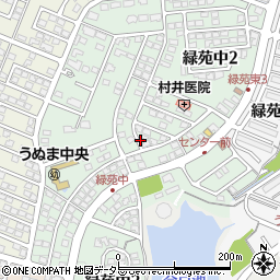 岐阜県各務原市緑苑中周辺の地図