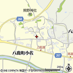 兵庫県養父市八鹿町小佐240周辺の地図
