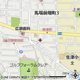 岐阜県瑞穂市馬場前畑町3丁目129周辺の地図