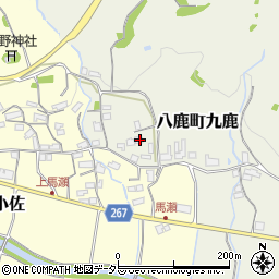 兵庫県養父市八鹿町九鹿1464周辺の地図