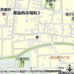 岐阜県各務原市那加西市場町3丁目147周辺の地図