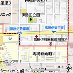 松屋北方町店周辺の地図