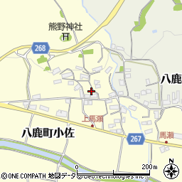 兵庫県養父市八鹿町小佐237周辺の地図
