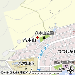 岐阜県各務原市八木山周辺の地図