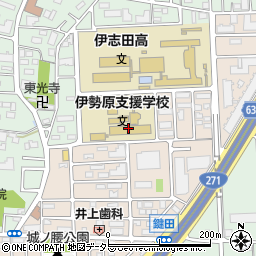 神奈川県立伊勢原支援学校周辺の地図