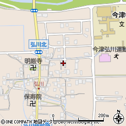 滋賀県高島市今津町弘川545-5周辺の地図