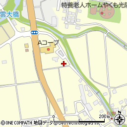 島根県松江市八雲町東岩坂9-2周辺の地図