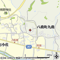 兵庫県養父市八鹿町九鹿1487周辺の地図