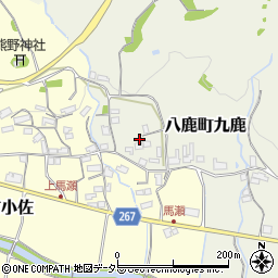 兵庫県養父市八鹿町九鹿1486周辺の地図