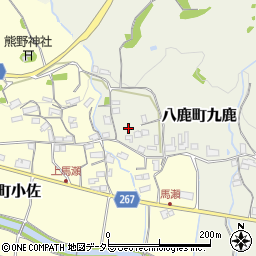 兵庫県養父市八鹿町九鹿1478周辺の地図