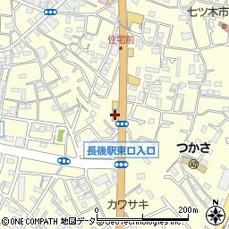 神奈川日産長後店周辺の地図