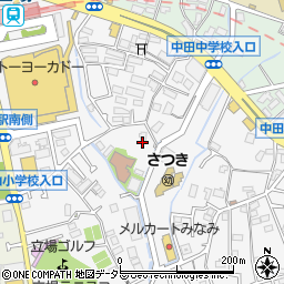 中田広町公園周辺の地図