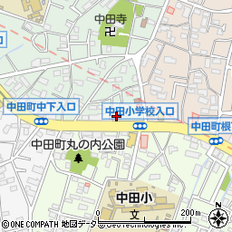 コスモ薬局中田店周辺の地図