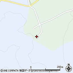 鳥取県西伯郡大山町赤松167周辺の地図