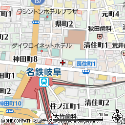 株式会社アートネイチャー　レディースアートネイチャー岐阜サロン周辺の地図