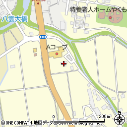島根県松江市八雲町東岩坂8-3周辺の地図