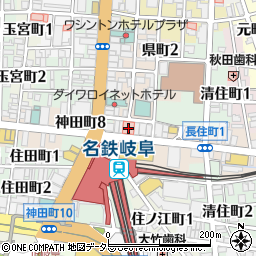 三井住友信託銀行岐阜支店周辺の地図