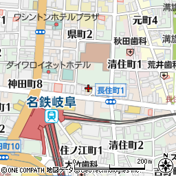ファミリーマート新岐阜駅北店周辺の地図