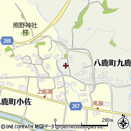 兵庫県養父市八鹿町九鹿1505周辺の地図