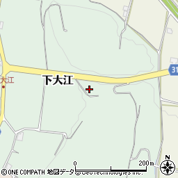 鳥取県倉吉市下大江周辺の地図