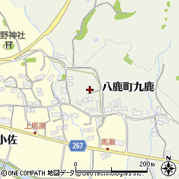 兵庫県養父市八鹿町九鹿1463周辺の地図